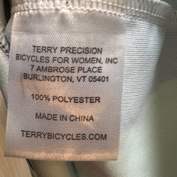 Terry Sun Goddess Racerback Cycling Jersey sz Medium in Rainforest - Picture 5 of 6